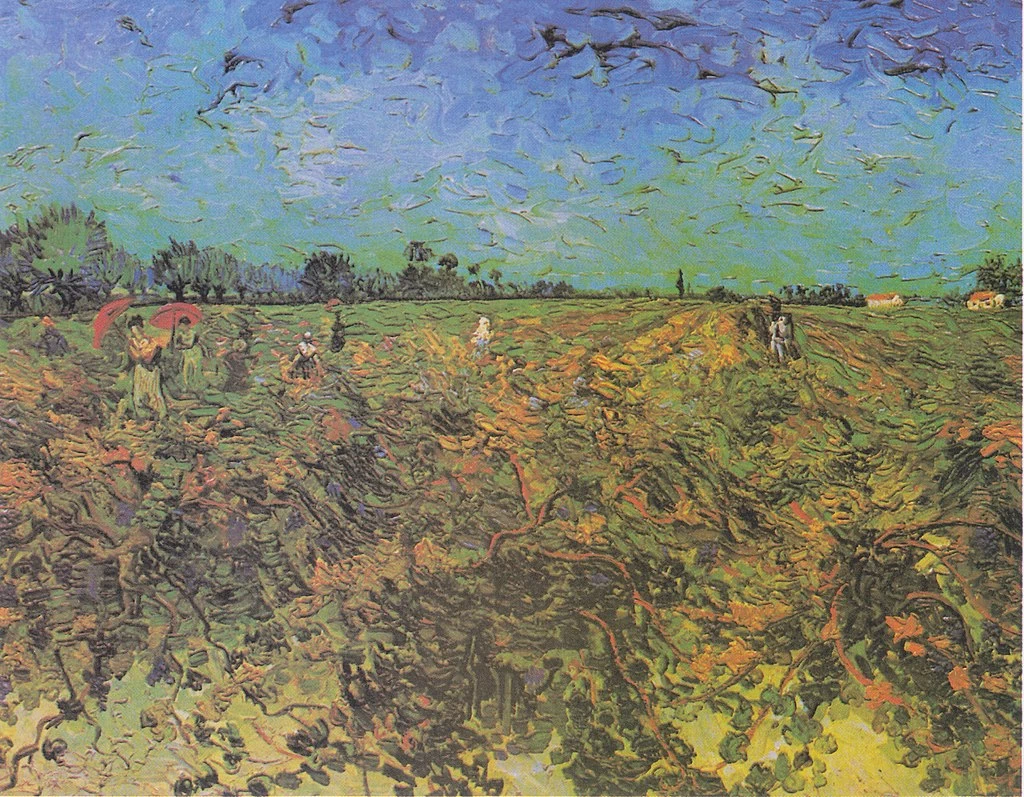  117-Vincent van Gogh-Il vigneto verde - Kröller-Müller Museum, Otterlo  